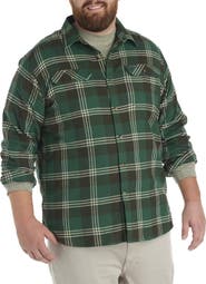 Columbia Big & Tall Flare Stretch Flannel Sport Shirt