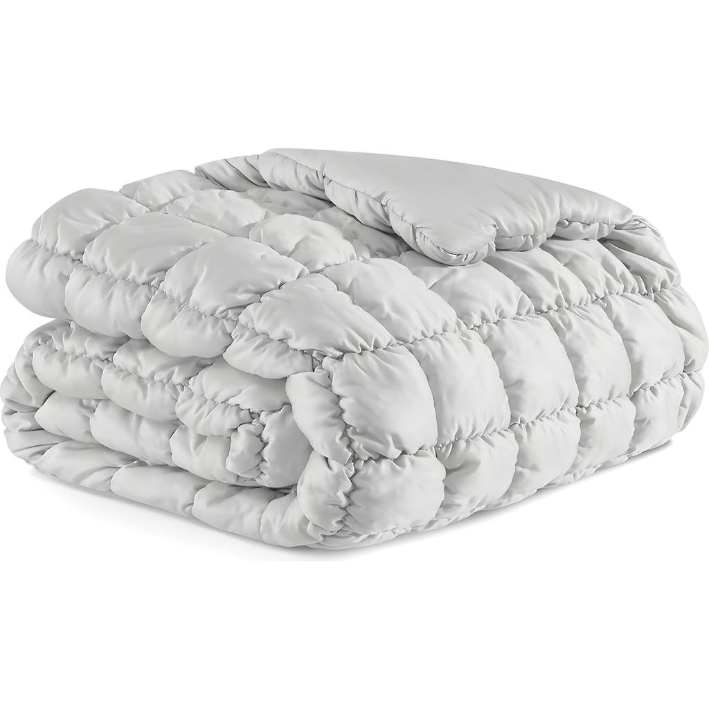 Sunday Citizen Silky Puff Squares Comforter In Gray