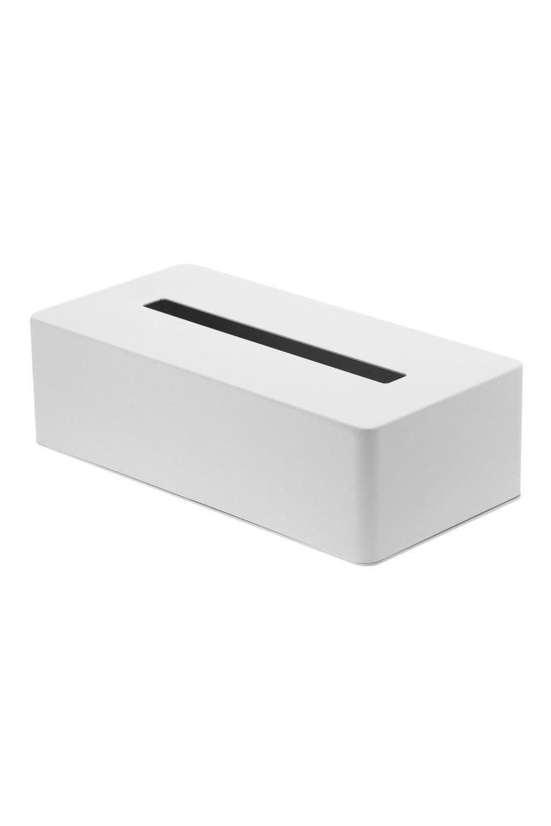 Tissue Box Case, Main, color, WHITE