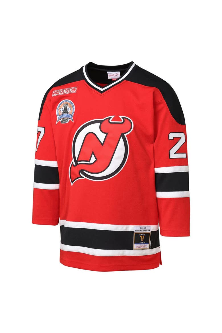 Youth Mitchell & Ness Scott Niedermayer Red New Jersey Devils   1999/00 Blue Line Player Jersey, Alternate, color, Red
