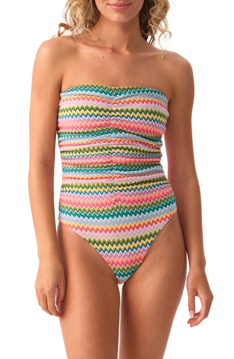Ruched One-Piece Swimsuit