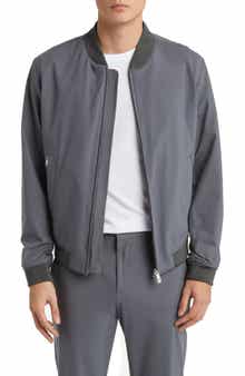 BOSS Slim Fit Jersey Bomber Jacket