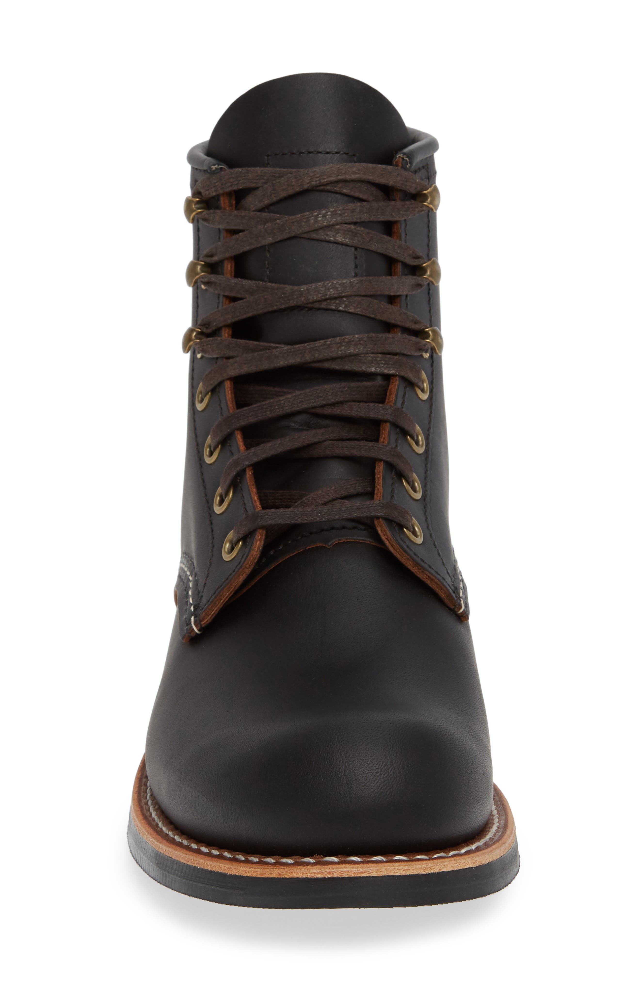 Red Wing Blacksmith Boot, Alternate, color, Black Leather