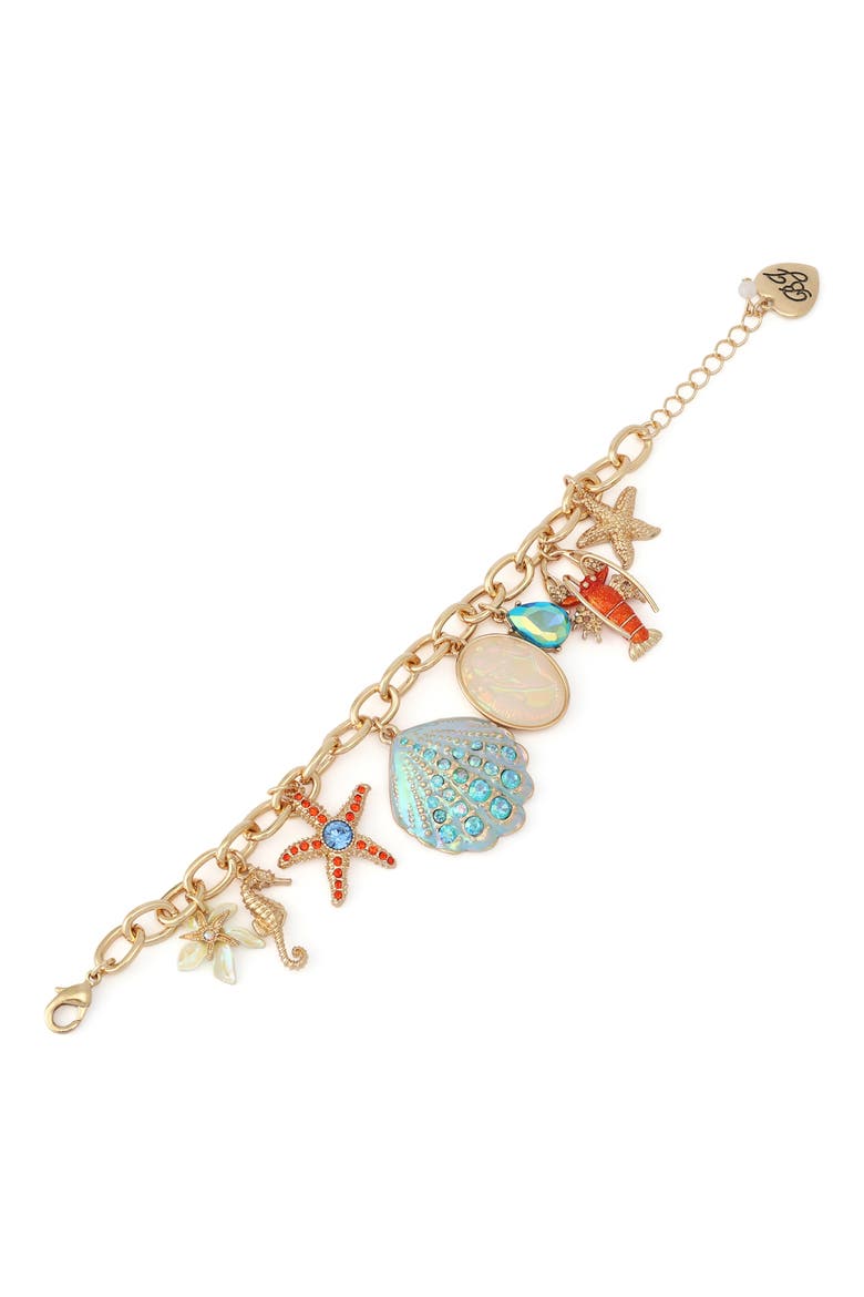 Sealife Charm Flex Bracelet, Alternate, color, BLUE