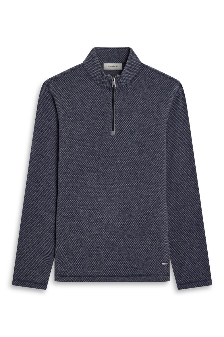 Quarter Zip Pullover Sweater, Alternate, color, NAVY