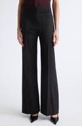 Victoria Beckham Alina High Waist Stretch Flare Pants