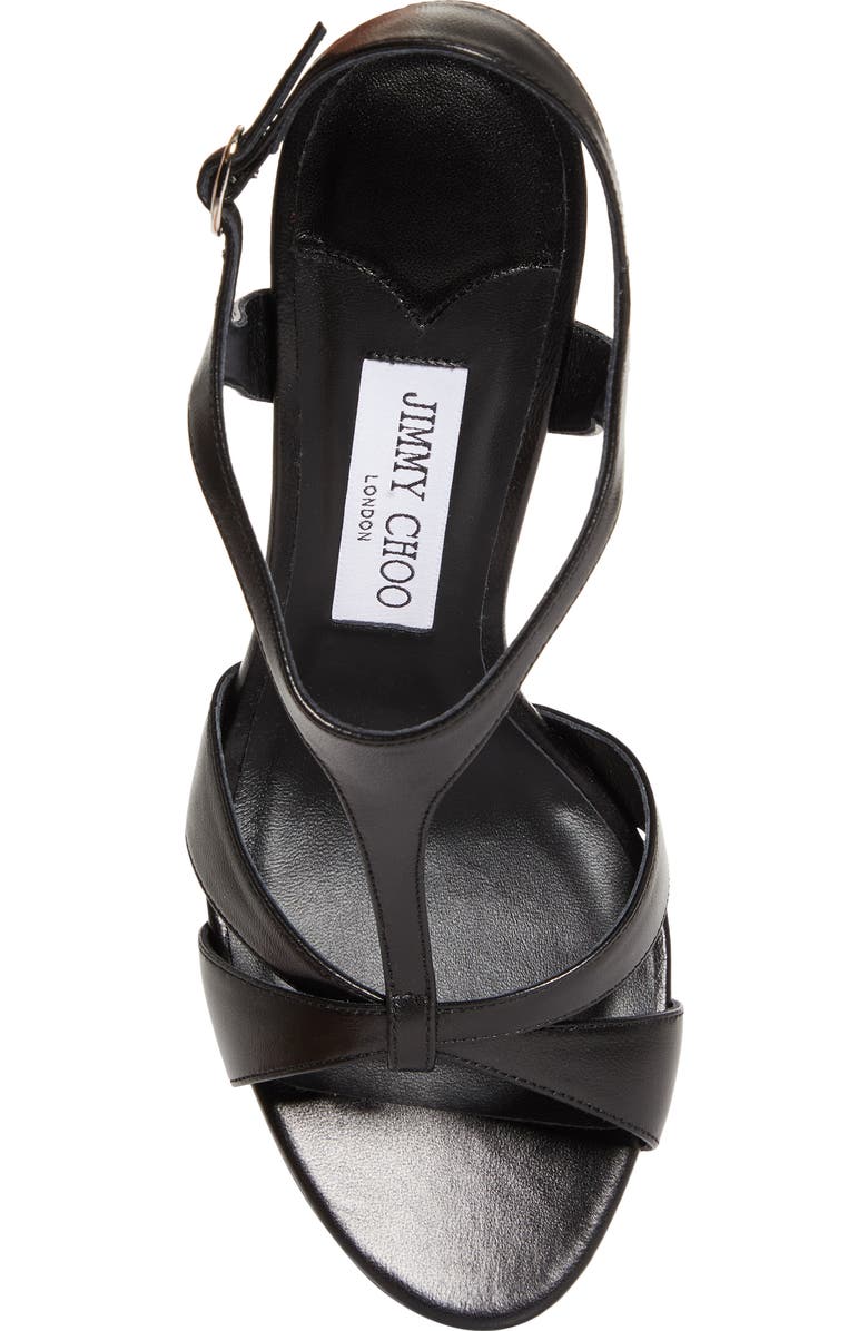 Jimmy Choo Kesia Platform Sandal, Alternate, color, Black