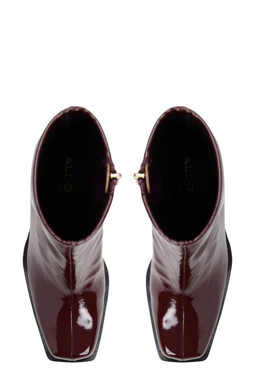Aldo Jomat Bootie In Burgundy