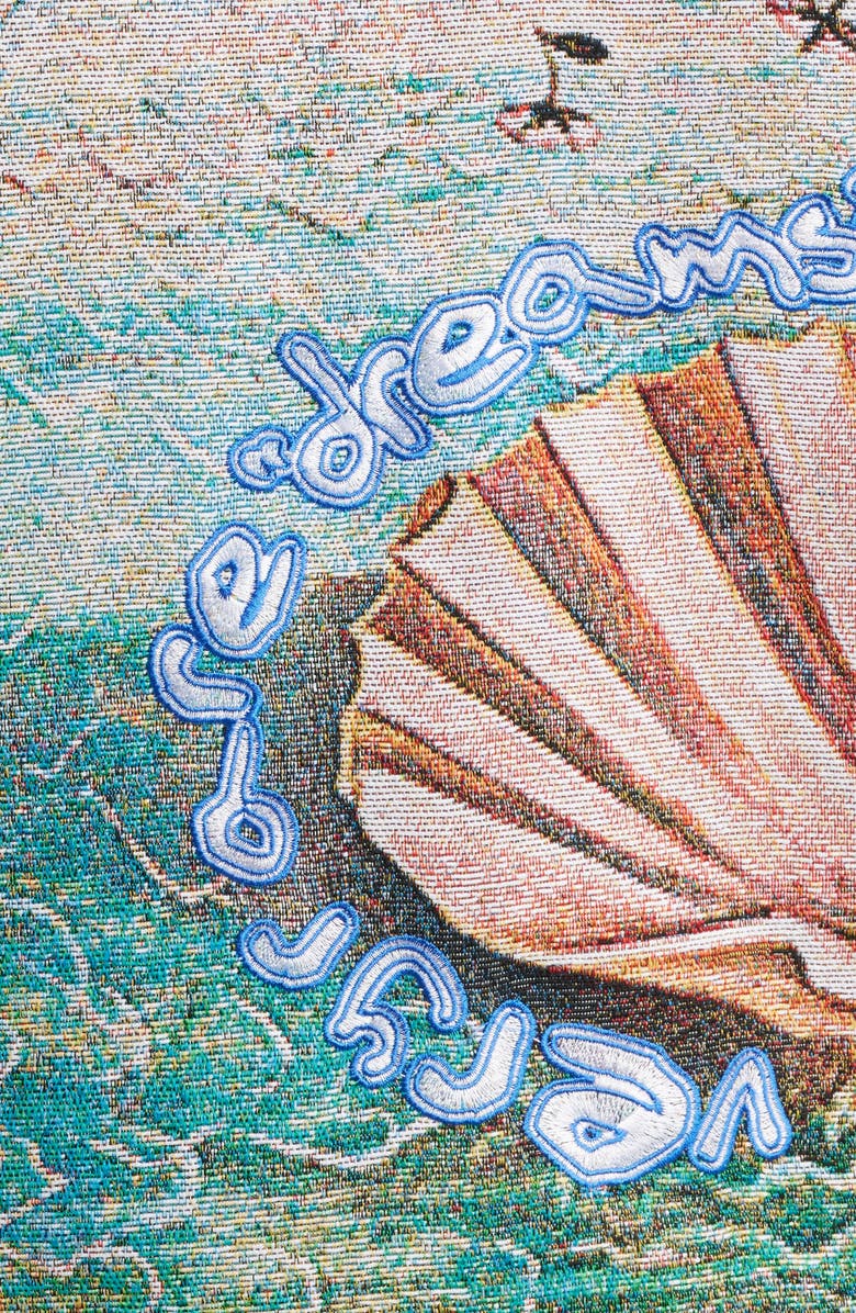 VERYRARE Birth of Venus Jacquard Sweatshirt, Alternate, color, Green