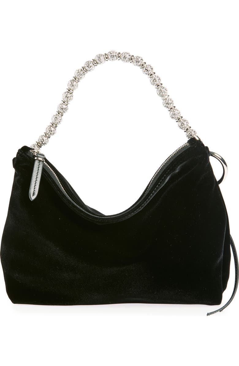 Jimmy Choo Callie Velvet Handbag, Main, color,