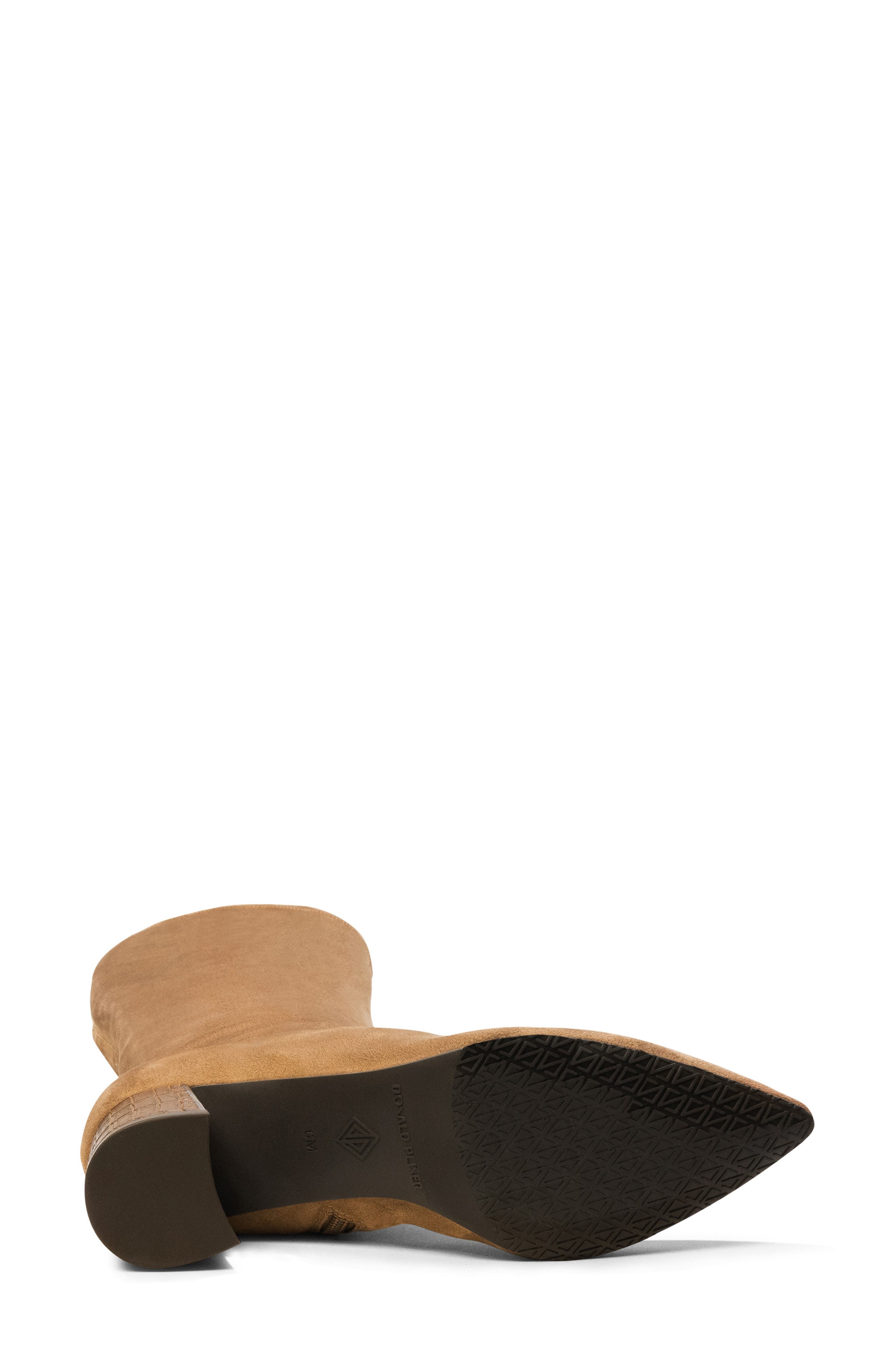 Donald Pliner Pointed Toe Knee High Boot, Alternate, color, Saddle