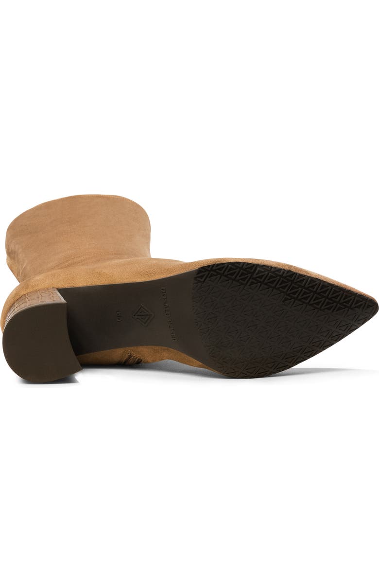 Donald Pliner Pointed Toe Knee High Boot, Alternate, color, Saddle