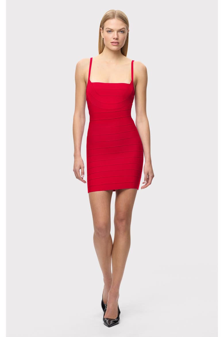 The Dance Floor Dress, Alternate, color, CHILI