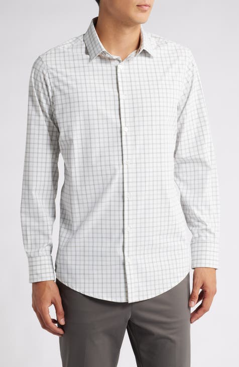 KNOX Fine Wool Straight Tale Shirt M（Long Tail Wool Button Down 