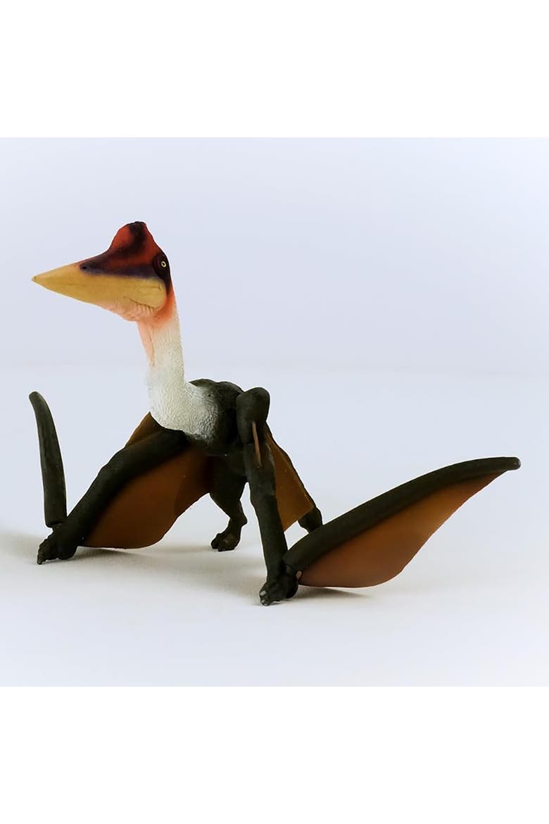 11" Quetzalcoatlus Dinosaur Action Figure Toy w/ Movable Jaw, Alternate, color, Multicolored