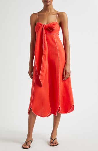 FARM Rio Sleeveless Linen Maxi Dress