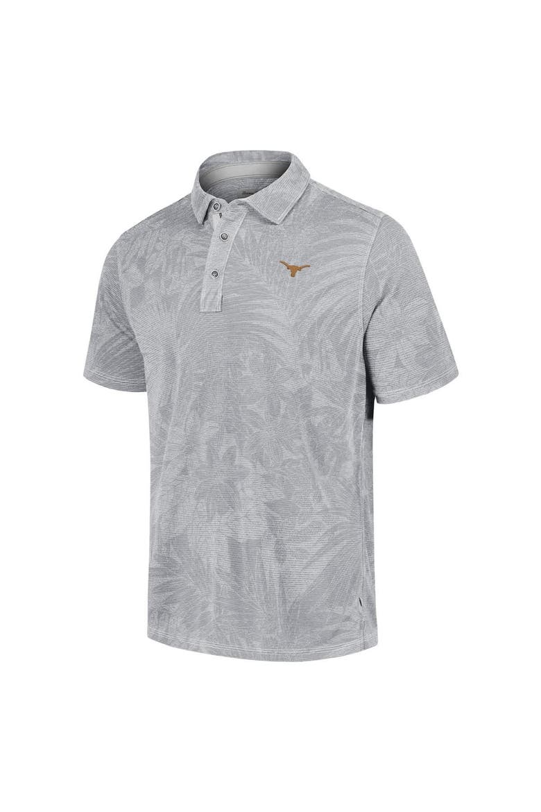 Men's Tommy Bahama Gray Texas Longhorns Big & Tall Sport Santiago Paradise Polo, Alternate, color, Gray
