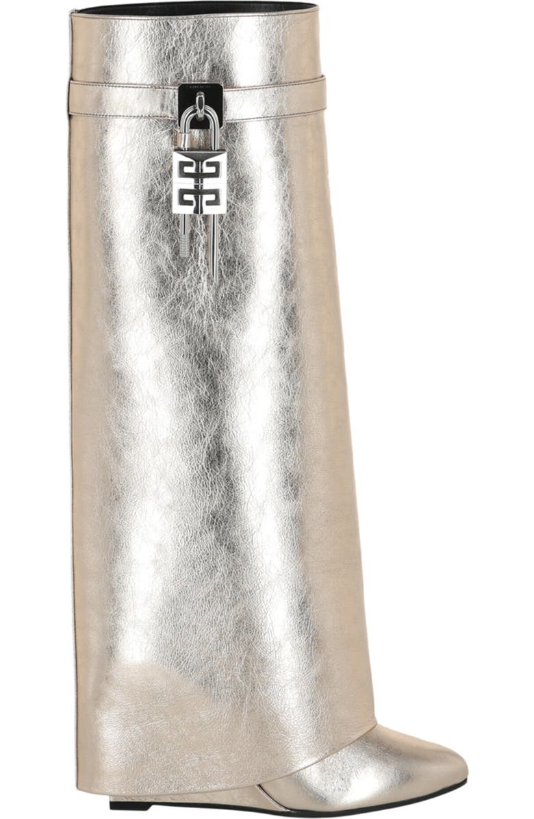 Givenchy Shark Lock Pant Boot, Alternate, color, Golden