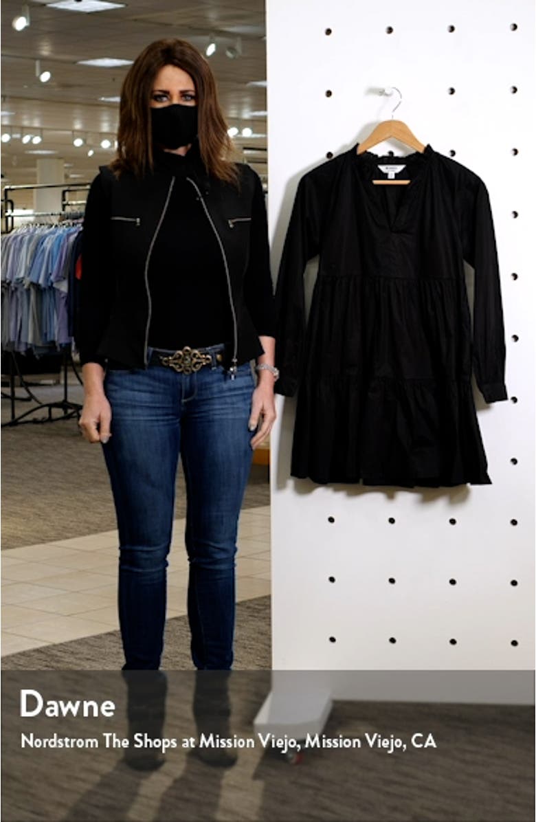 These Days Long Sleeve Tiered Minidress, sales video thumbnail