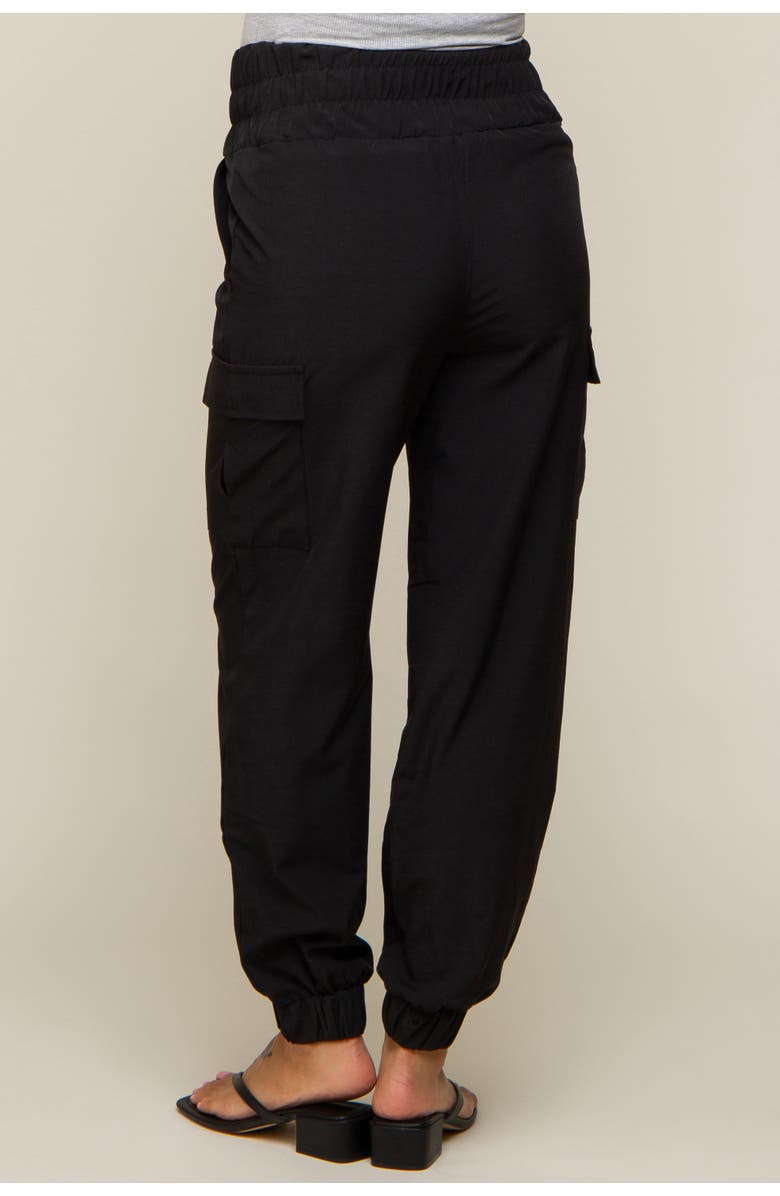 PinkBlush Cargo Pocket Joggers, Alternate, color, Black