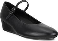ECCO Elevate Leather Wedge Mary Jane