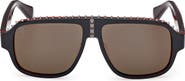 Christian Louboutin Roller 57mm Navigator Sunglasses