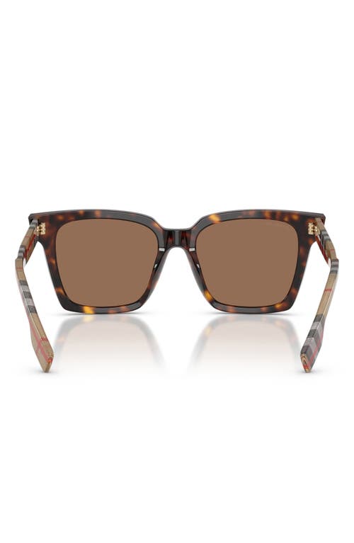 Burberry 53mm Square Sunglasses In Brown