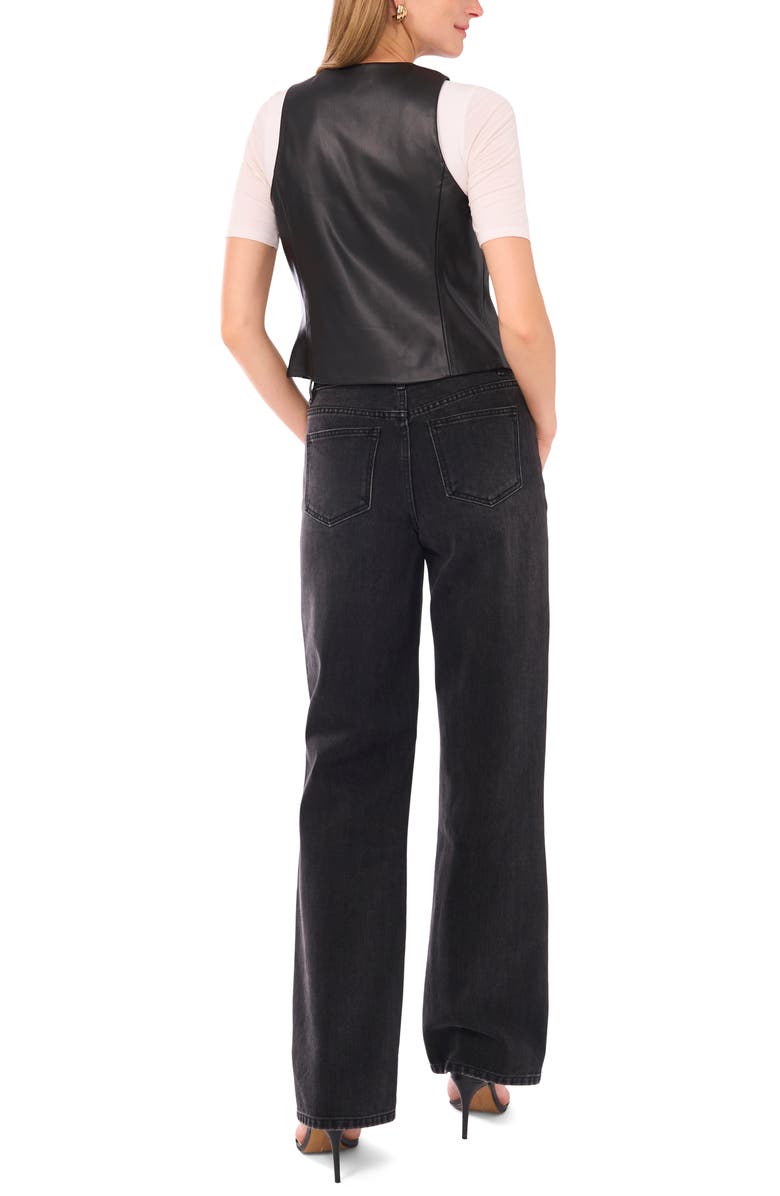 1.STATE Faux Leather Vest, Alternate, color, Rich Black