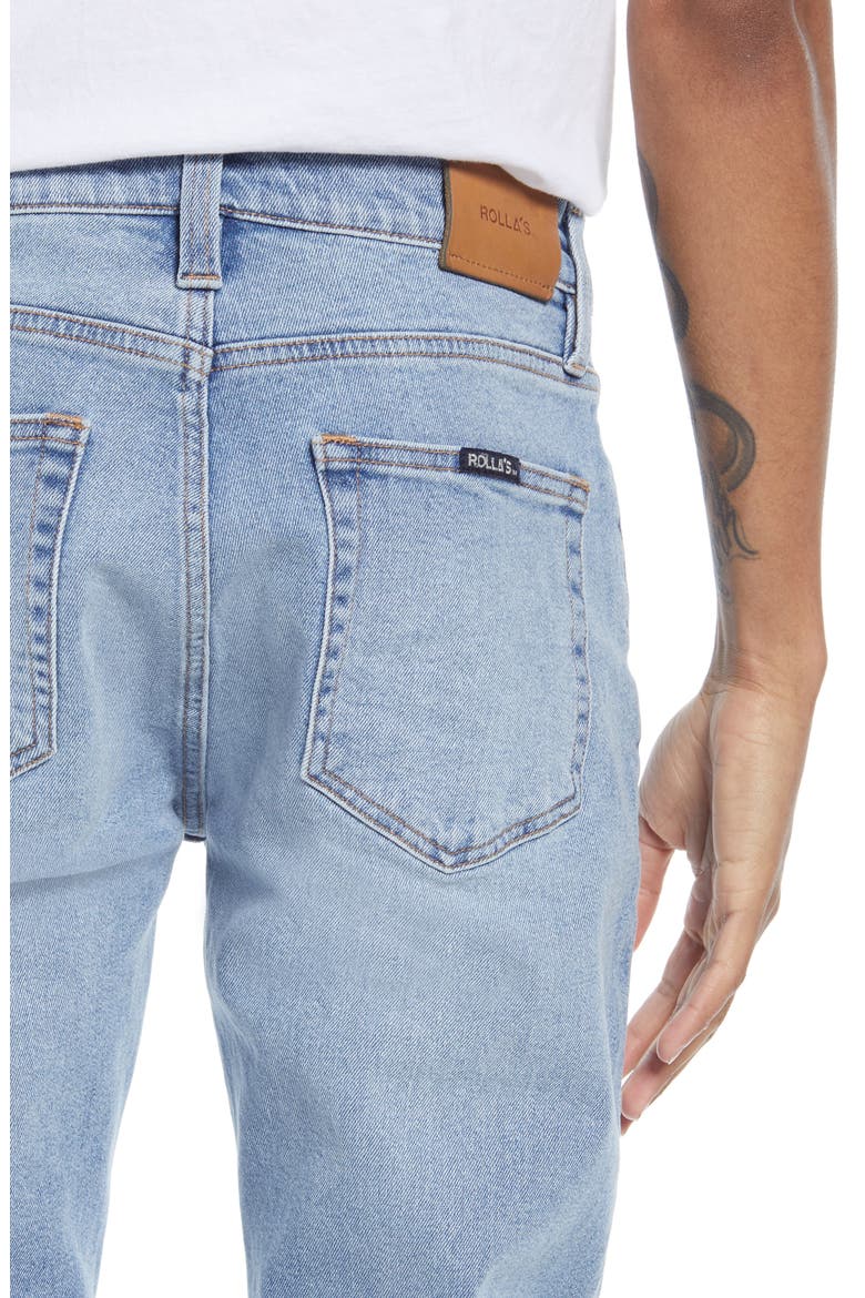 Rolla's Stinger Ripped Skinny Jeans, Alternate, color, V8 BLEACH DESTROY