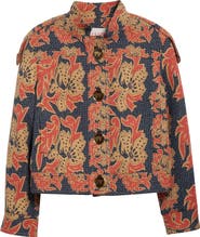 Valentino Garavani Crop Paisley Jacket