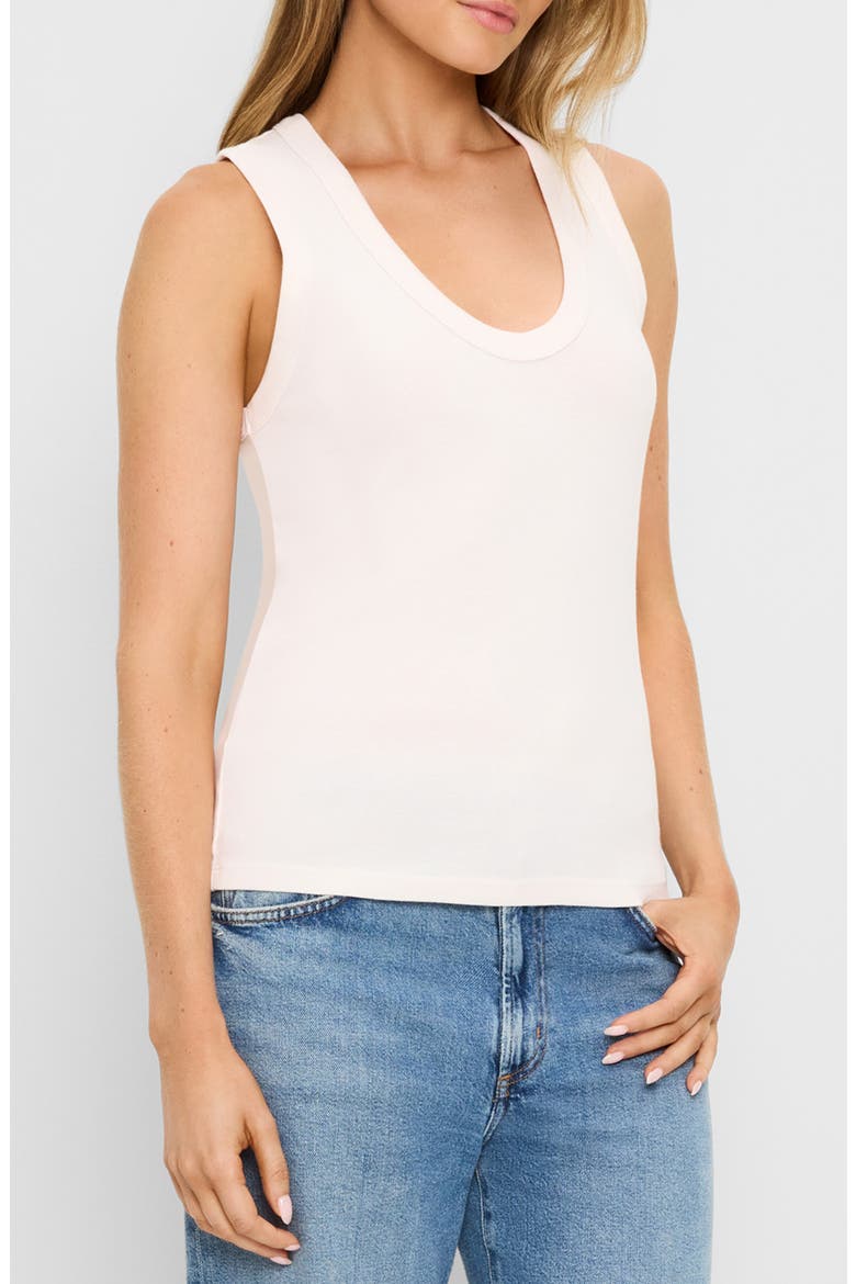 Brynn Scoop Neck Muscle Tank, Alternate, color, CHALK