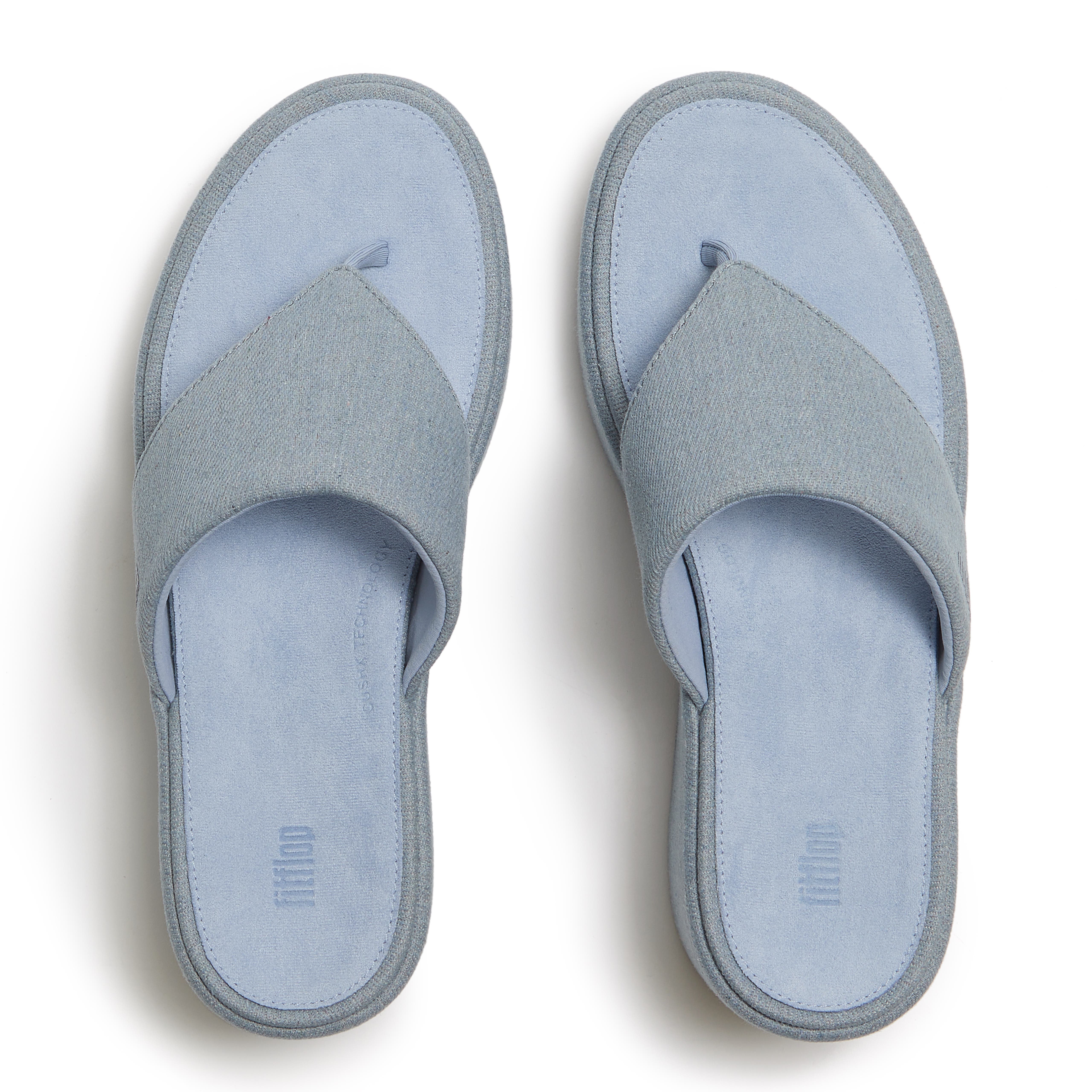 FitFlop Platfforms Wedge TP Sandal, Alternate, color, Light Denim