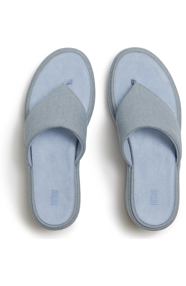 FitFlop Platfforms Wedge TP Sandal, Alternate, color, Light Denim