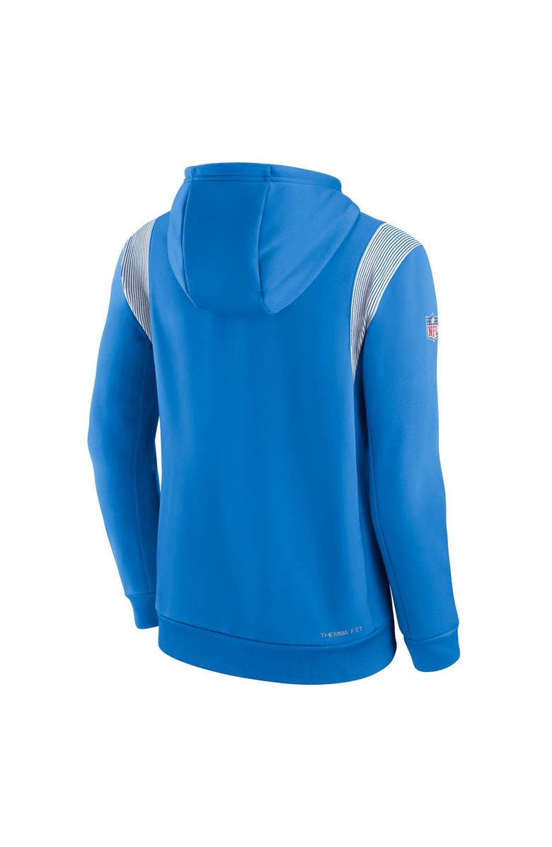 Nike Men's Nike Powder Blue Los Angeles Chargers Sideline Athletic Stack Performance Pullover Hoodie, Alternate, color,