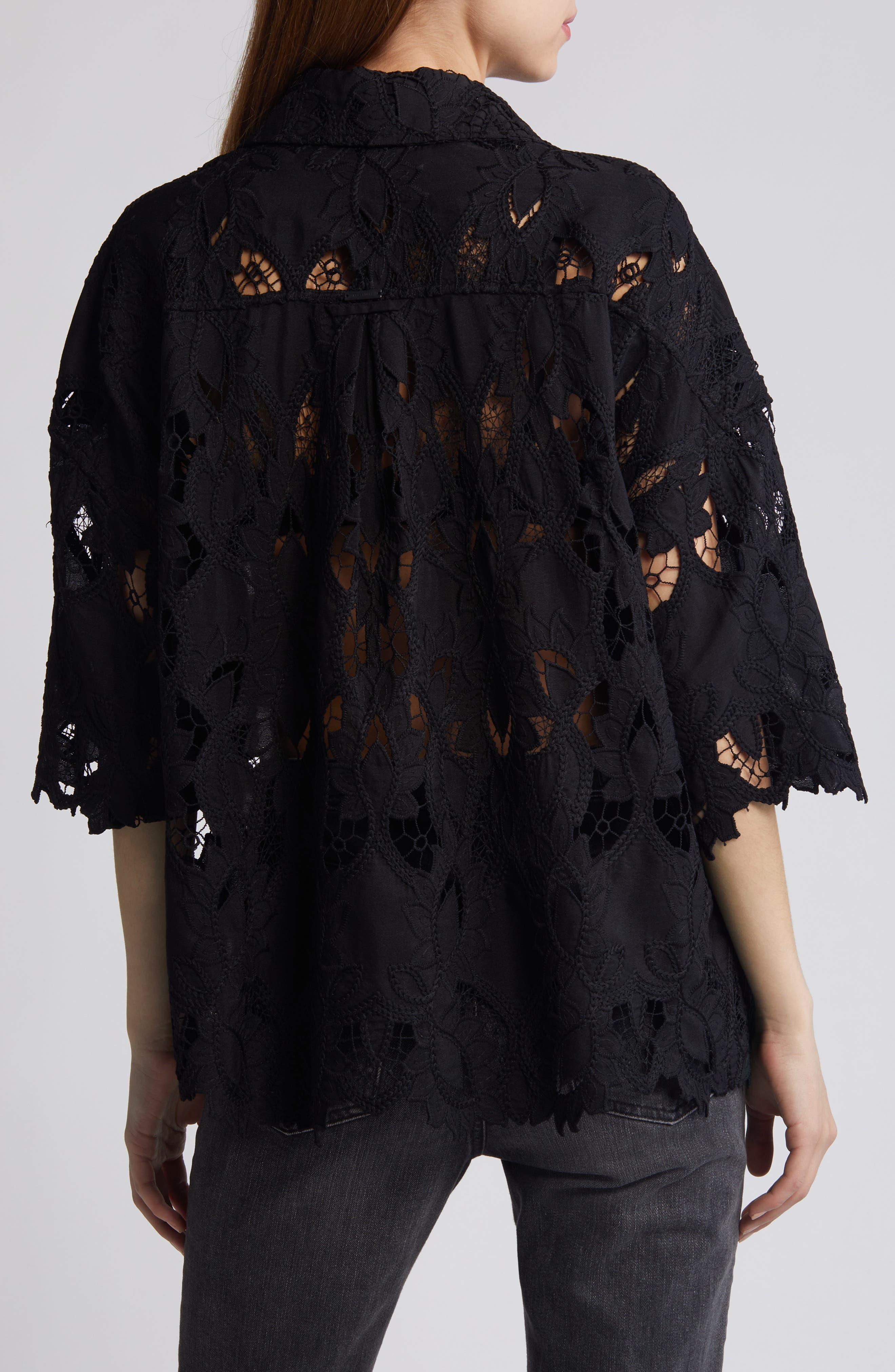 Charli Embroidered Button-Up Shirt - image 2