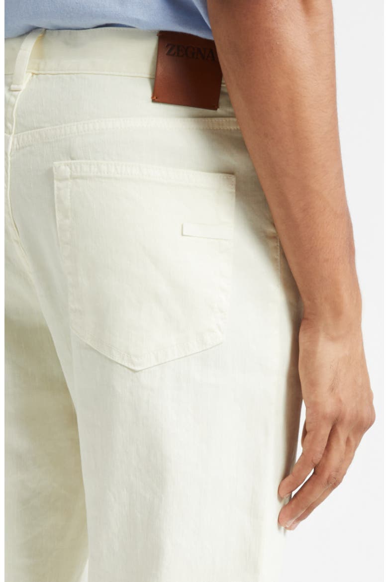 City Fit Stretch Jeans, Alternate, color, LIGHT YELLOW SOLID