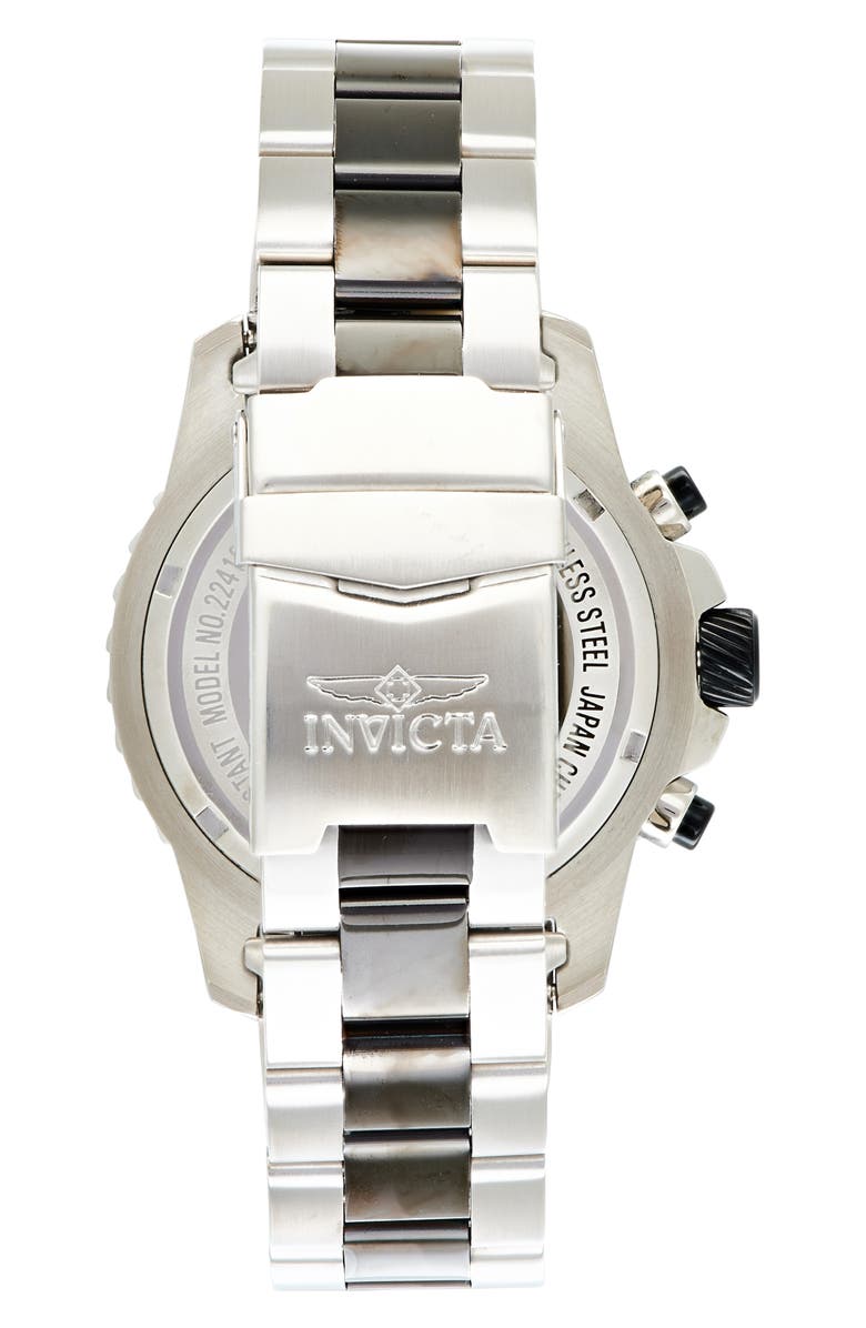 INVICTA Pro Diver Quartz Bracelet Watch, 45mm x 12.5mm, Alternate, color, Black