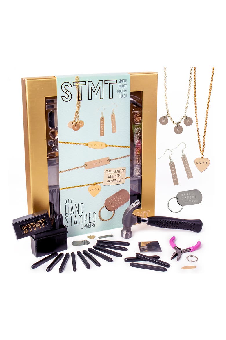 DIY Hand Stamped Jewelry Kit, Alternate, color, MULTI