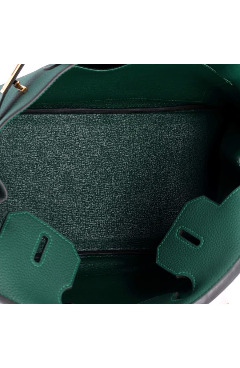 Pre-Owned Hermes Birkin Handbag Green Togo with Gold Hardware 30, Alternate, color, Malachite