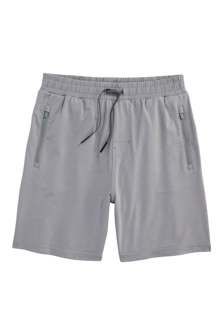 Kids' Island Time Drawstring Shorts, Main, color, ULTIMATE GRAY HEATHER