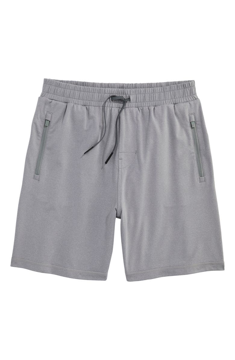 vineyard vines Kids' Island Time Drawstring Shorts, Main, color, Ultimate Gray Heather