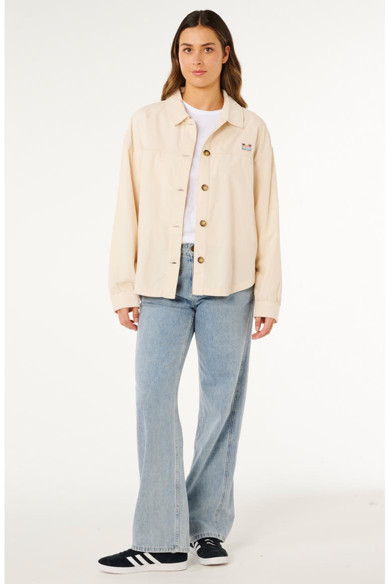 Keepsakes Washed Corduroy Shirt, Alternate, color, STONE