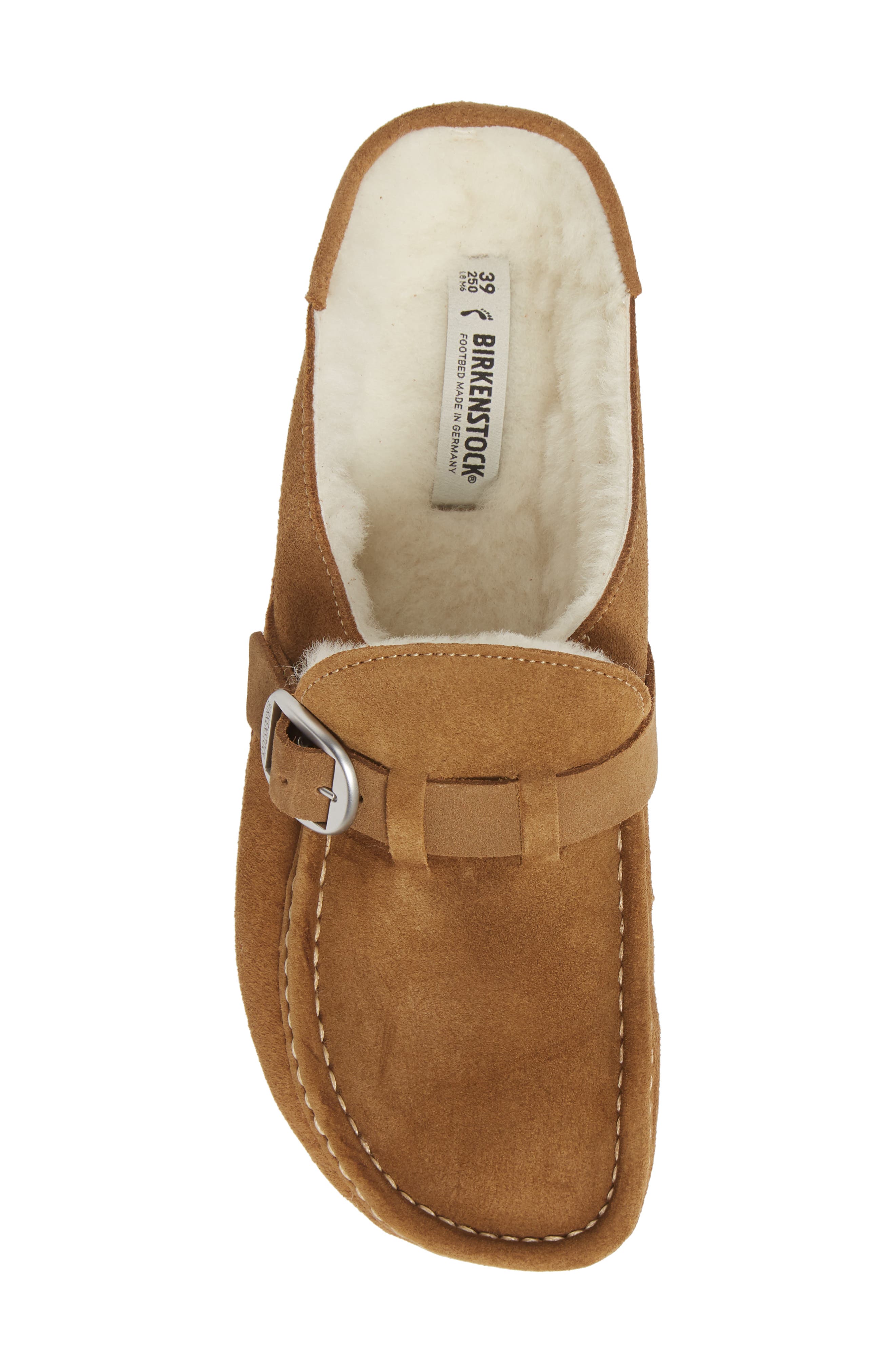 Buckley Genuine Shearling Mule, Alternate, color, BROWN