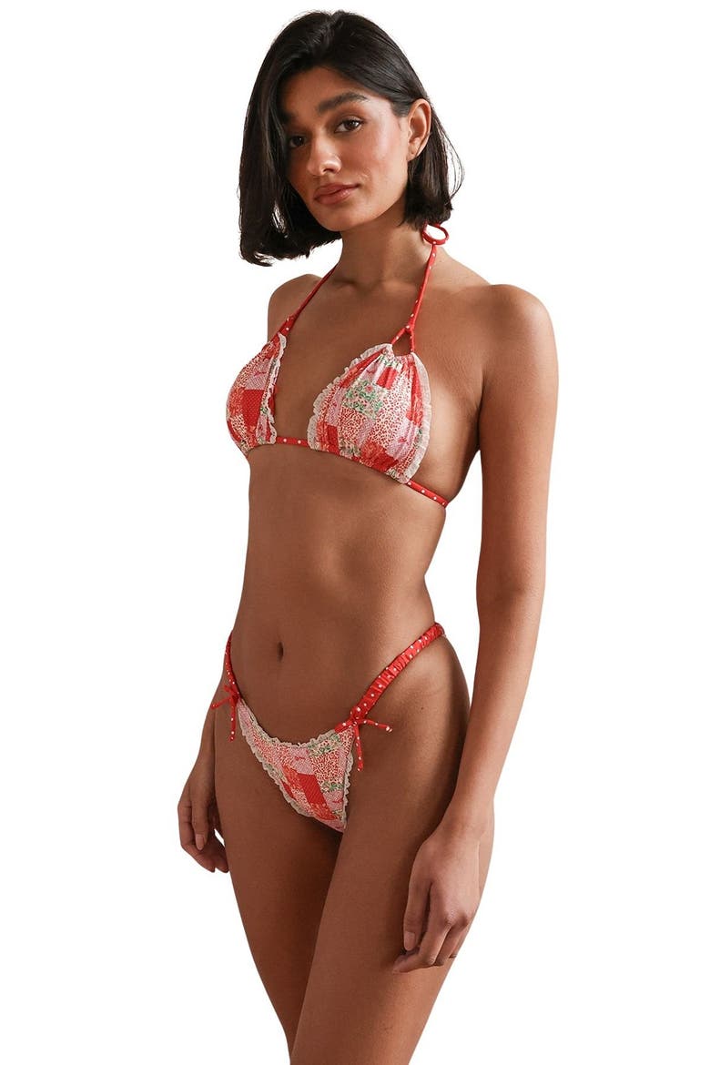 Gravette Super Cheeky Bikini Bottom, Alternate, color, Villefranche