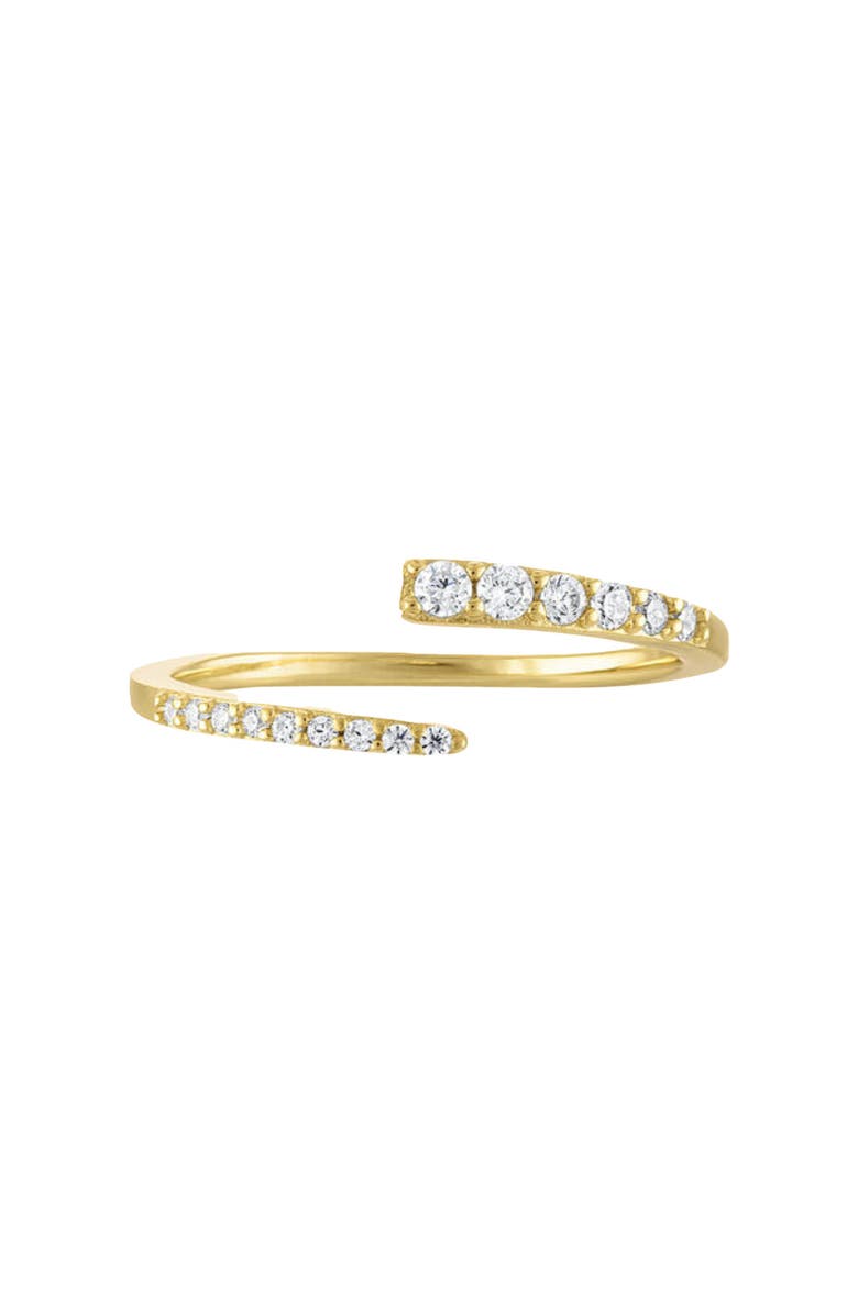 BEN ONI Gold Vermeil CZ  Wrap Ring, Main, color, Gold