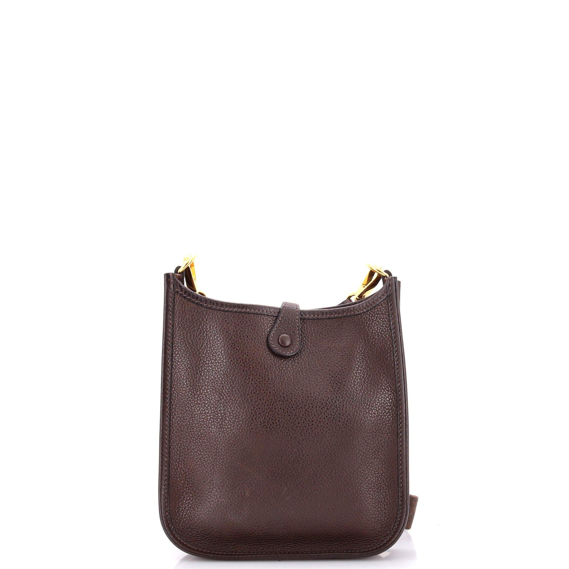 Pre-Owned Hermes Evelyne Bag Gen III Barenia Faubourg TPM, Alternate, color, Ebene