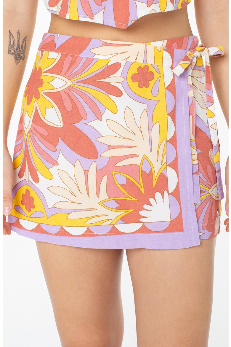 Zola Faux-Wrap Skort, Alternate, color, LILAC BREEZE