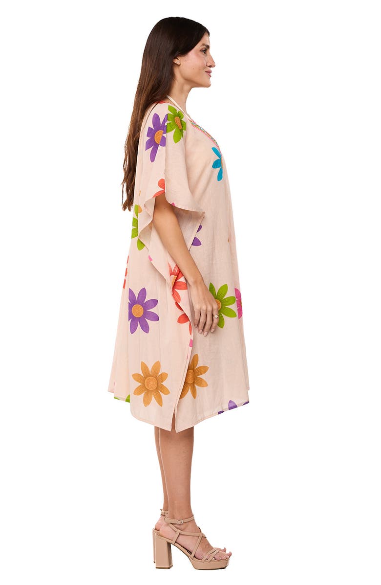 RANEES Cover-Up Caftan, Alternate, color, Pink Multi