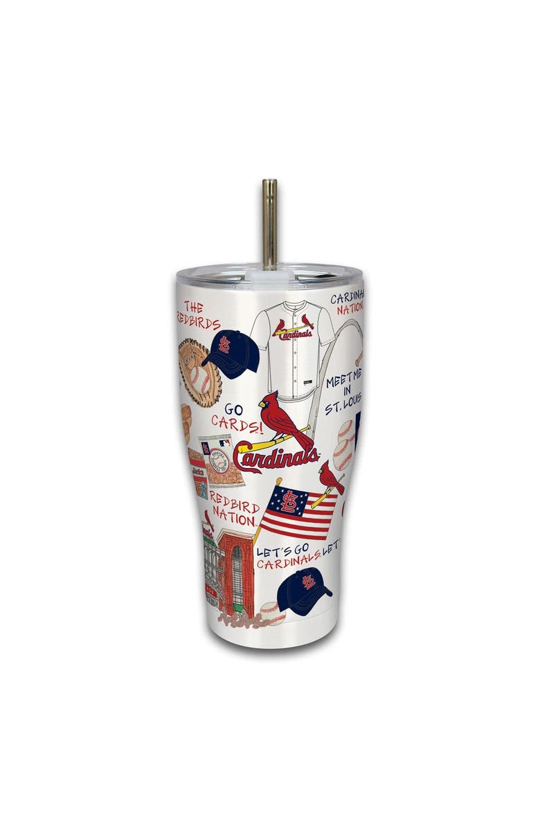 MAGNOLIA LANE St. Louis Cardinals Stainless Steel 30oz. Icon Tumbler, Main, color, 