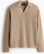 H&M Cooling Regular-Fit Knit Polo Shirt